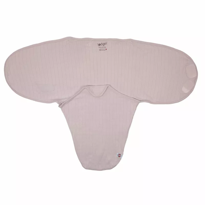 Lodger Bundler Solid katoenen baby-puckdoek, powder