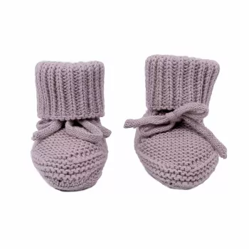 Lodger Slipper Knit babyschoenen, rosé, 0-6 maanden