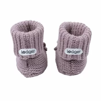 Lodger Slipper Knit babyschoenen, rosé, 0-6 maanden