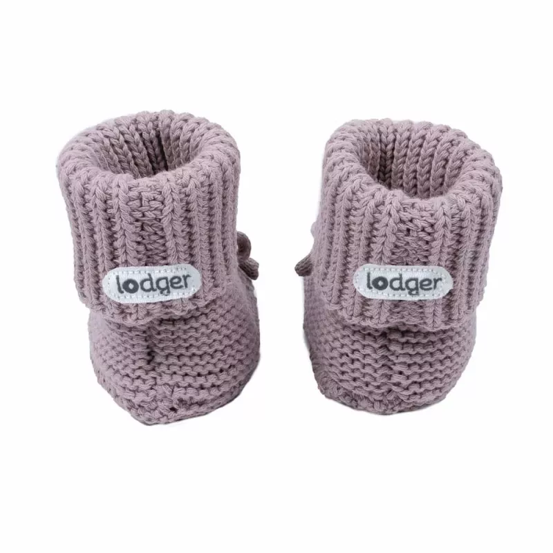 Lodger Slipper Knit babyschoenen, rosé, 0-6 maanden
