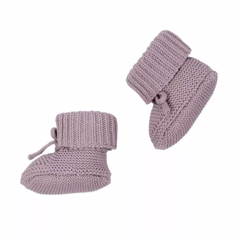 Lodger Slipper Knit babyschoenen, rosé, 0-6 maanden