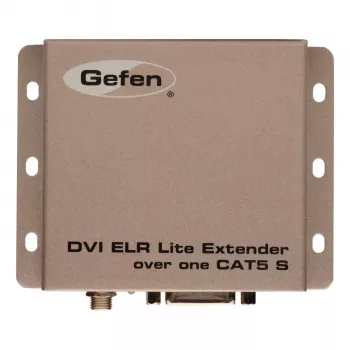 Gefen DVI ELR-Lite extender via een CAT5, zender- en ontvangereenheden