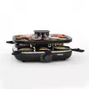 Tristar RA-2760 raclette-grill met 6 pannetjes, actieve ventilatie, zwart