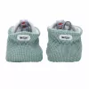 Lodger Slipper Ciumbelle katoenen huisschoenen, 3-6 maanden, moddergroen