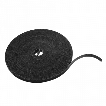DS-IT klittenband 12,5 mm x 25 m zwart kb_btb_12,5mm_zwart