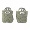 Lodger Slipper Folklore fleece baby-huisschoenen, elm, 12-18 maanden