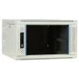DSIT 6U wandmontage-serverkast met glazen deur, wit, 600x600x368 mm DS6606W-DOUBLE