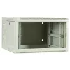 DSIT 6U wandmontage-serverkast met glazen deur, wit, 600x600x368 mm DS6606W-DOUBLE