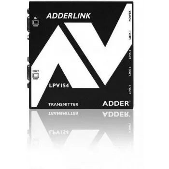 ADDER LPV154T AV extender transmitter – VGA & audio via CATx, 300 m, zwart ALPV154T-IEC