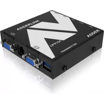 ADDER LPV154T AV extender transmitter – VGA & audio via CATx, 300 m, zwart ALPV154T-IEC