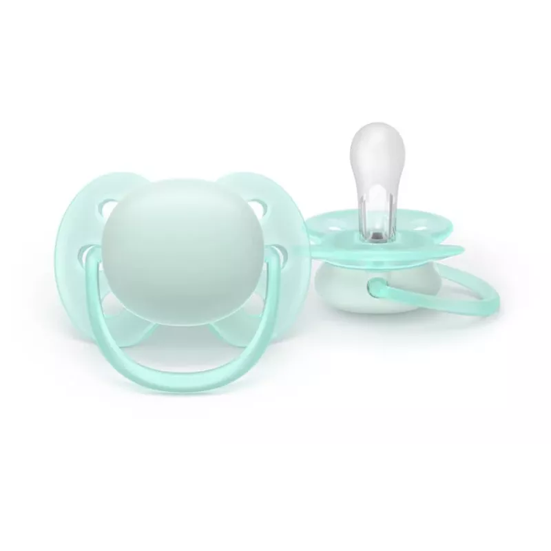 Philips Avent Ultra Soft fopspeen neutraal, 0-6 maanden, 2-pack