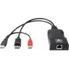 ADDER ALIF101T-HDMI KVM over IP transmitter - HDMI, USB, audio, Cat5e/Cat6/Cat7, 2560x1600@60Hz, zwart aluminium