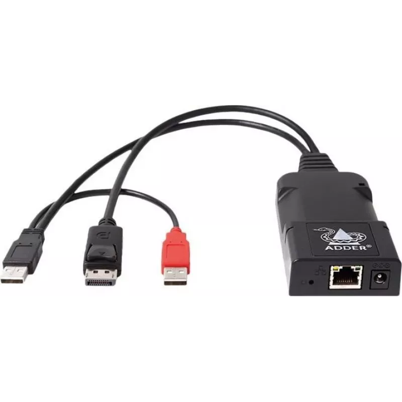 ADDER ALIF101T-HDMI KVM over IP transmitter - HDMI, USB, audio, Cat5e/Cat6/Cat7, 2560x1600@60Hz, zwart aluminium