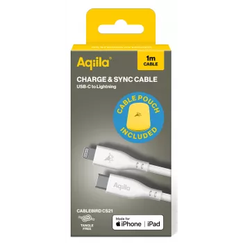 AQIILA 3SI836 USB-C naar Lightning laad- en synchronisatiekabel 1m AQCBPBIC3SI836