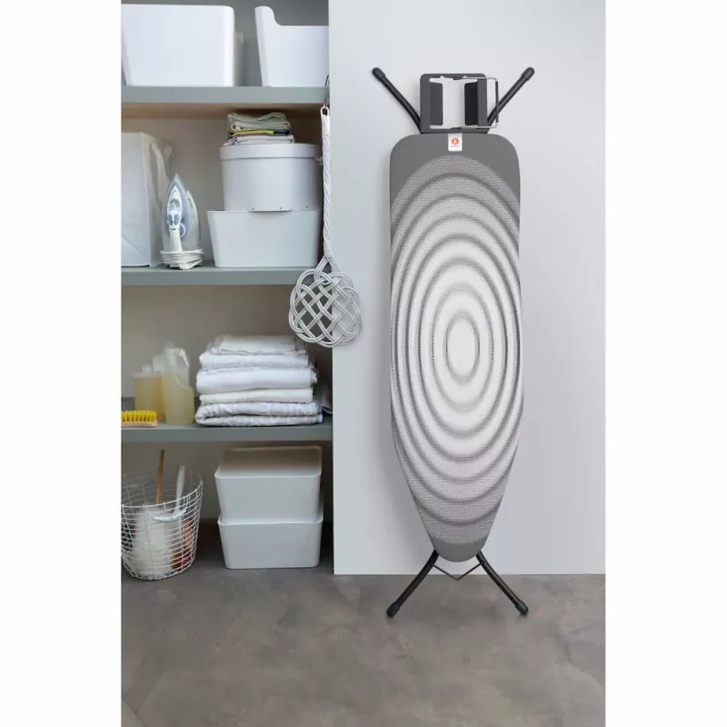 Brabantia strijkplank B 124x38cm Titan ovaal