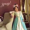 Souza! Prinses Josephina kostuumjurk voor meisjes 3-4 jaar - roze/roségoud