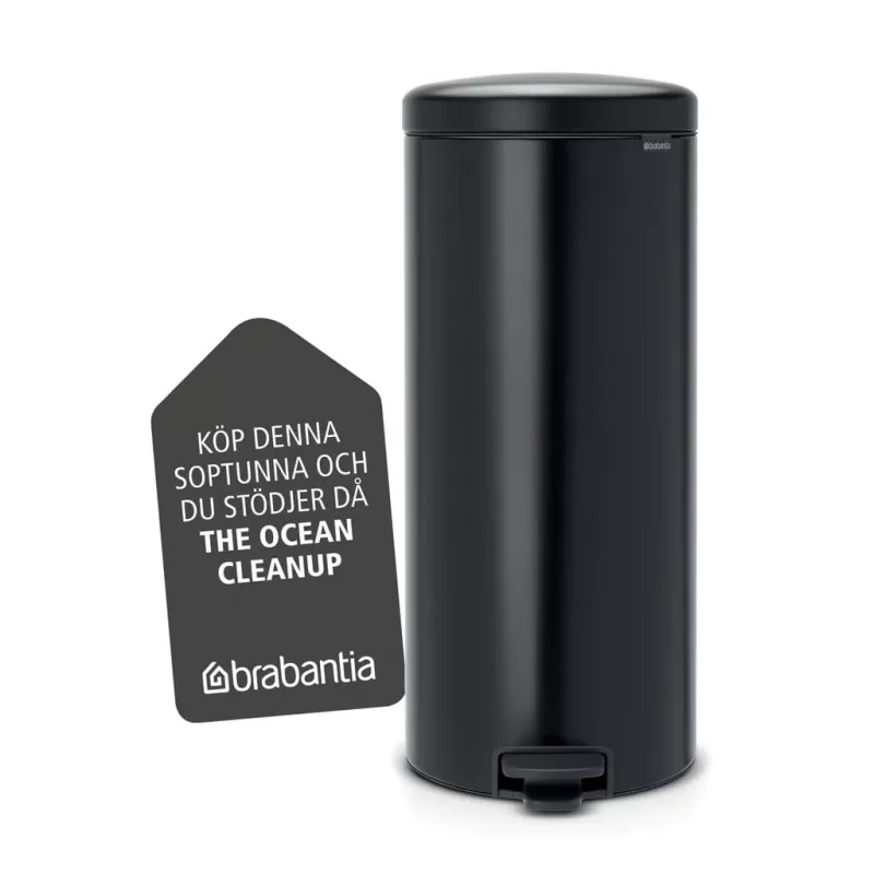 Brabantia NewIcon 30L pedaalemmer mat zwart