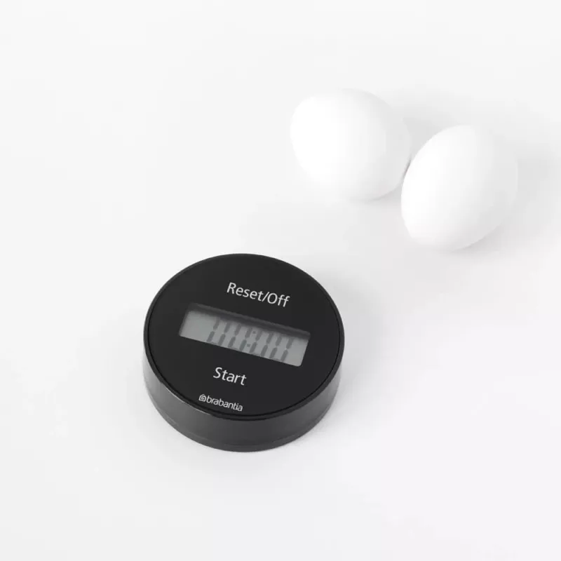 Brabantia keukenwekker met magneet, donkergrijs