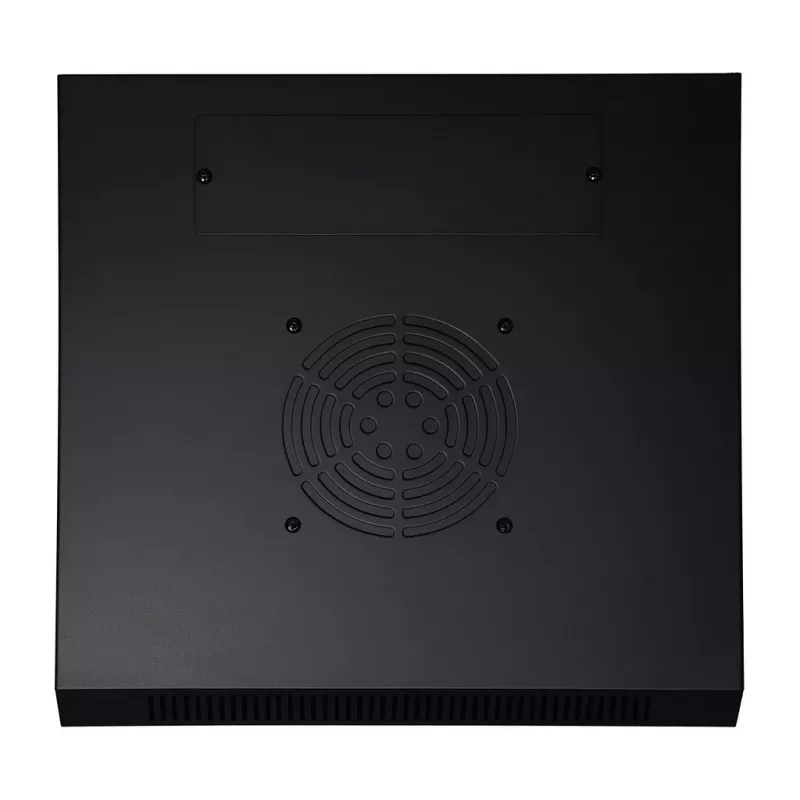 DSIT DS10-3412 12U 10 inch wandmontage serverkast met glazen deur, 370x450x618 mm, zwart