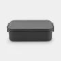 Brabantia Make & Take broodtrommel medium donkergrijs 1,1L