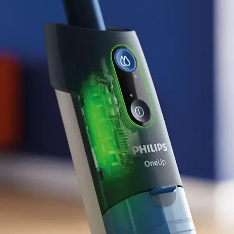 Philips OneUp Serie 3000 draadloze elektrische hardvloerreiniger, Deep Blue