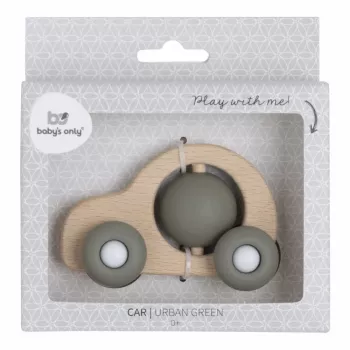 Baby's Only houten poppenauto, 0+, Urban Green