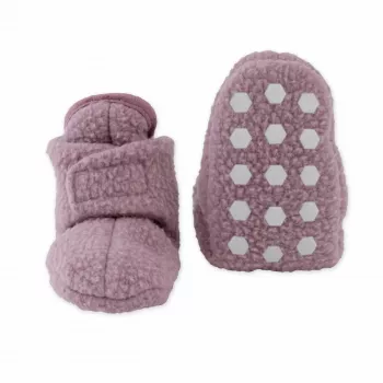 Lodger Teddy baby huisschoenen roze 12-18 maanden