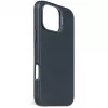 Decoded leren achterkantbescherming voor iPhone 16 Pro Max, MagSafe-compatibel, navy
