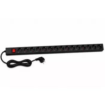 DSIT 15-voudige verticale PDU met aardingscontact (DS-15PDU-PE)