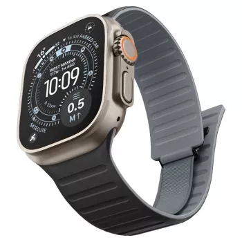 Spigen Athlex Air M armband voor Apple Watch 44/45/46/49mm - zwart/grijs