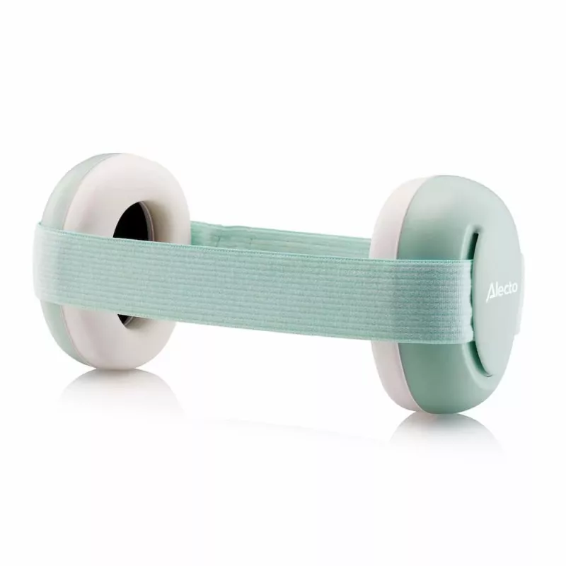 Alecto BV74 baby-gehoorbescherming oorkappen - grijs, SNR 26 dB, 3-36 maanden