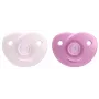Philips Avent Soothie siliconen fopspeen met siliconen schild, 0-6 maanden, 2-pack