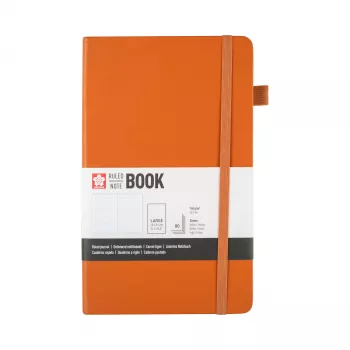 SAKURA 94146603 notitieboek A5 gelinieerd barnsteen hardcover 160 pagina's