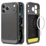 Spigen Rugged Armor Mag MagSafe hoesje voor iPhone 18 Pro Max / 17 Pro Max grijs