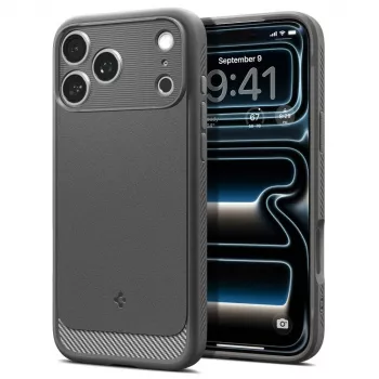 Spigen Rugged Armor Mag MagSafe hoesje voor iPhone 17 Pro / 18 Pro - grijs