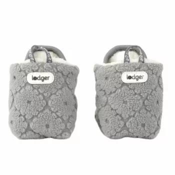 Lodger Slipper Folklore Fleece baby huisschoenen, Drizzle, 12-18 maanden