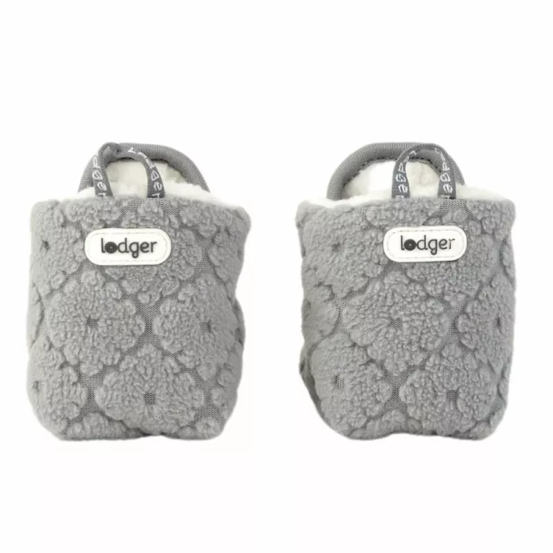 Lodger Slipper Folklore Fleece baby huisschoenen, Drizzle, 12-18 maanden