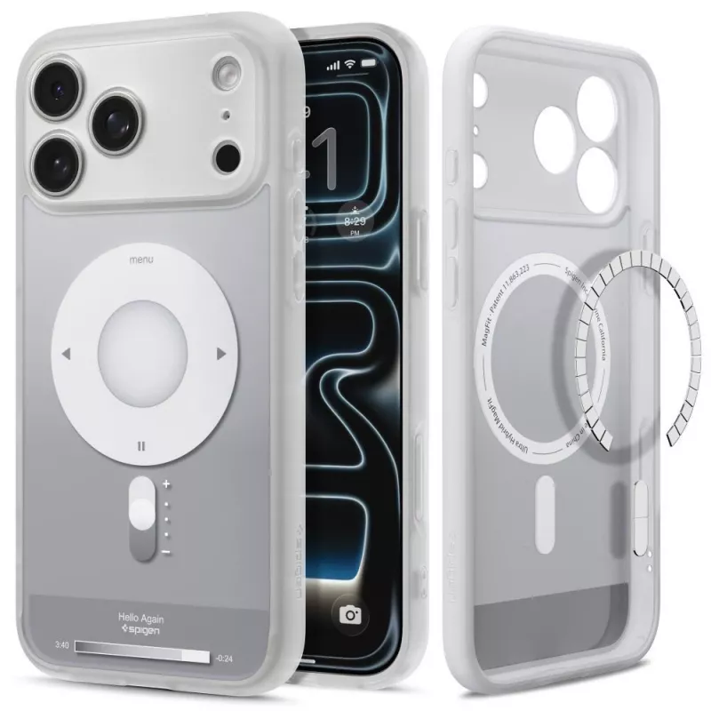 Spigen Ultra Hybrid Mag MagSafe-hoesje voor iPhone 17 Pro / 18 Pro - zilver