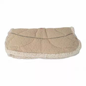 Lodger Warmer Folklore fleece wanten voor kinderwagen, beige