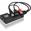 ADDER ALIF101T-DP DisplayPort KVM-extender zender via Cat5e/6/7 - 2560x1600, USB 2.0, audio, zwart aluminium