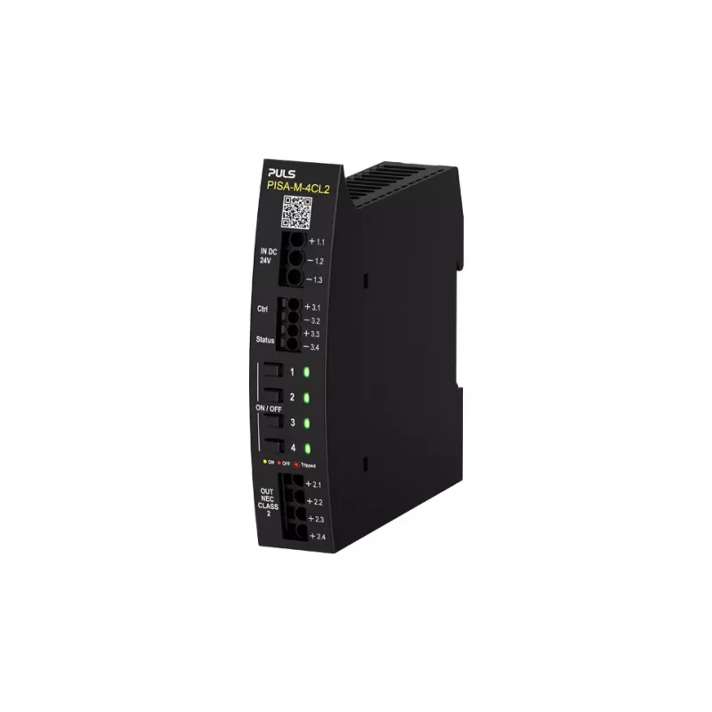 PULS PISA-M-4CL2 4-kanaals selectieve stroombegrenzer module 20A 18-30VDC DIN-rail