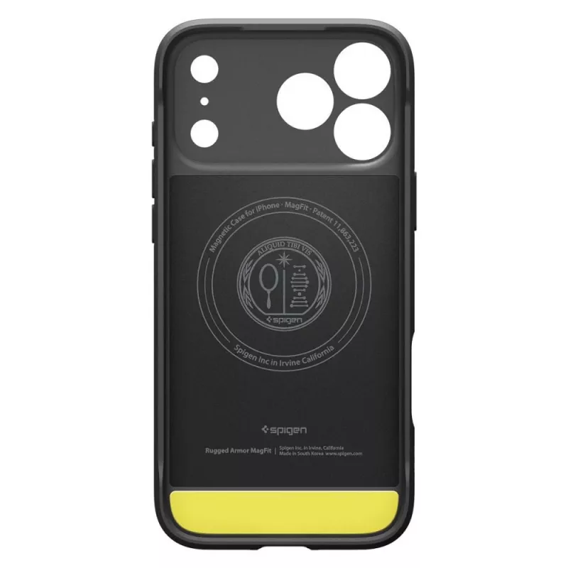 Spigen Rugged Armor Mag MagSafe-hoesje voor iPhone 18 Pro / 17 Pro – matzwart