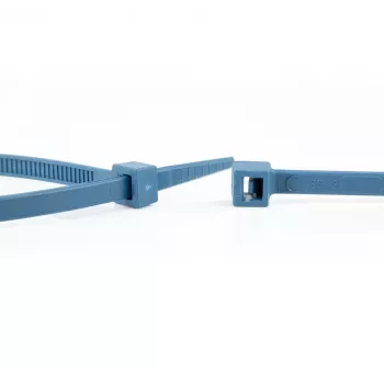 WKK 150226671 metaaldetecteerbare kabelbinder 370 x 4,8 mm blauw (100-pack)
