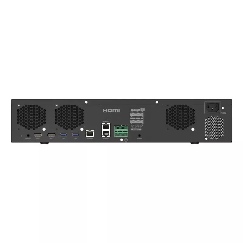 Hanwha Vision XRN-3220B2 32-kanaals 4K UHD NVR, 8-bay, RAID 5/6, 400 Mbps