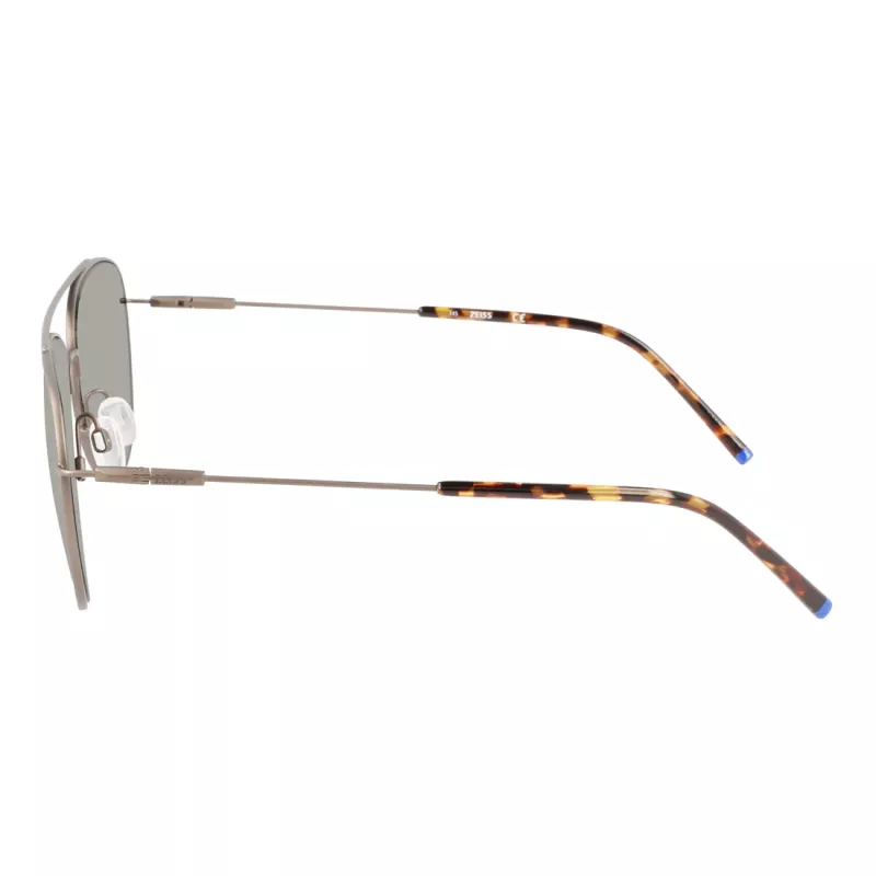 ZEISS herenzonnebril ZS22107SP-71 zwart/grijs rechthoekig 59mm