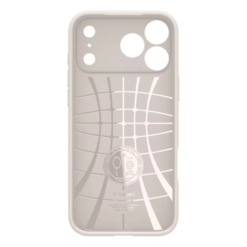 Spigen Liquid Air iPhone 17 Pro Max / 18 Pro Max hoesje Natural Titanium