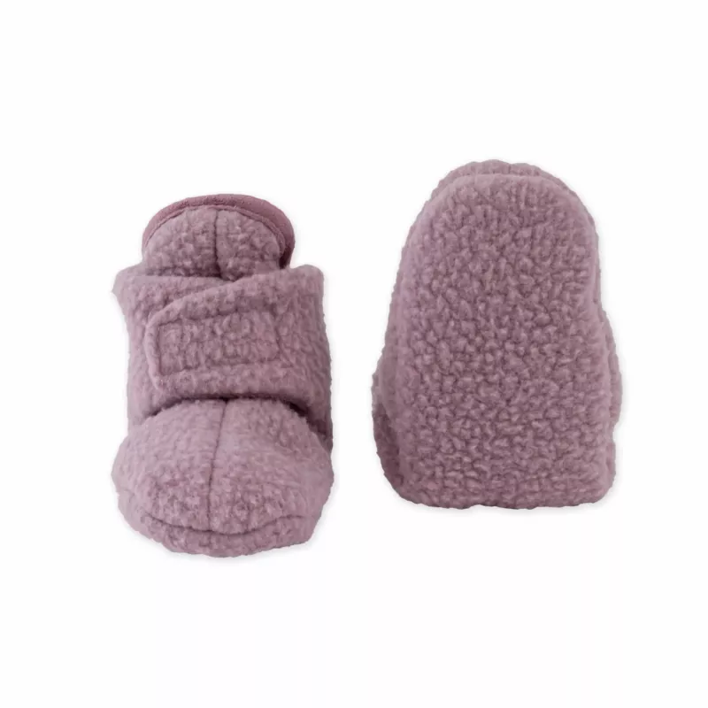 Lodger Slipper Teddy babyschoenen, roze, 0-3 maanden, antislip, fleece, unisex