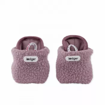 Lodger Slipper Teddy babyschoenen, rosé, 3-6 maanden