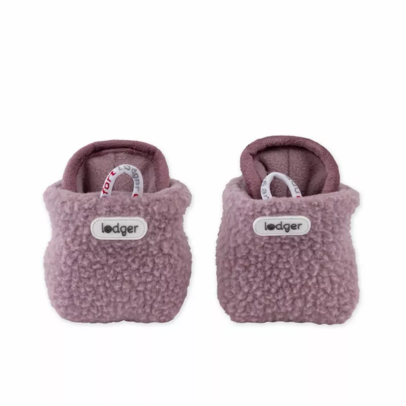 Lodger Slipper Teddy babyschoenen, rosé, 3-6 maanden