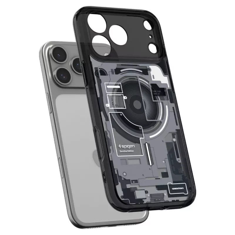 SPIGEN Ultra Hybrid MagSafe iPhone 17 Pro Max / 18 Pro Max Zero One zwart